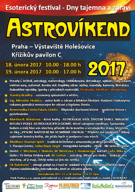 A5 Astrovikend unor Praha 17